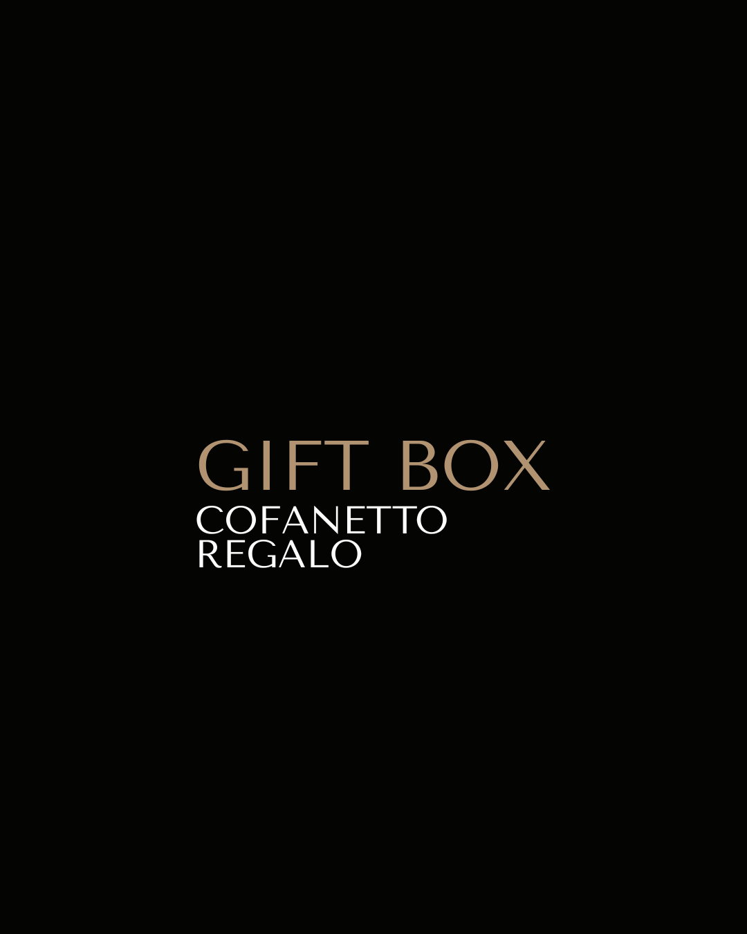 GIFT BOX - COFANETTO REGALO